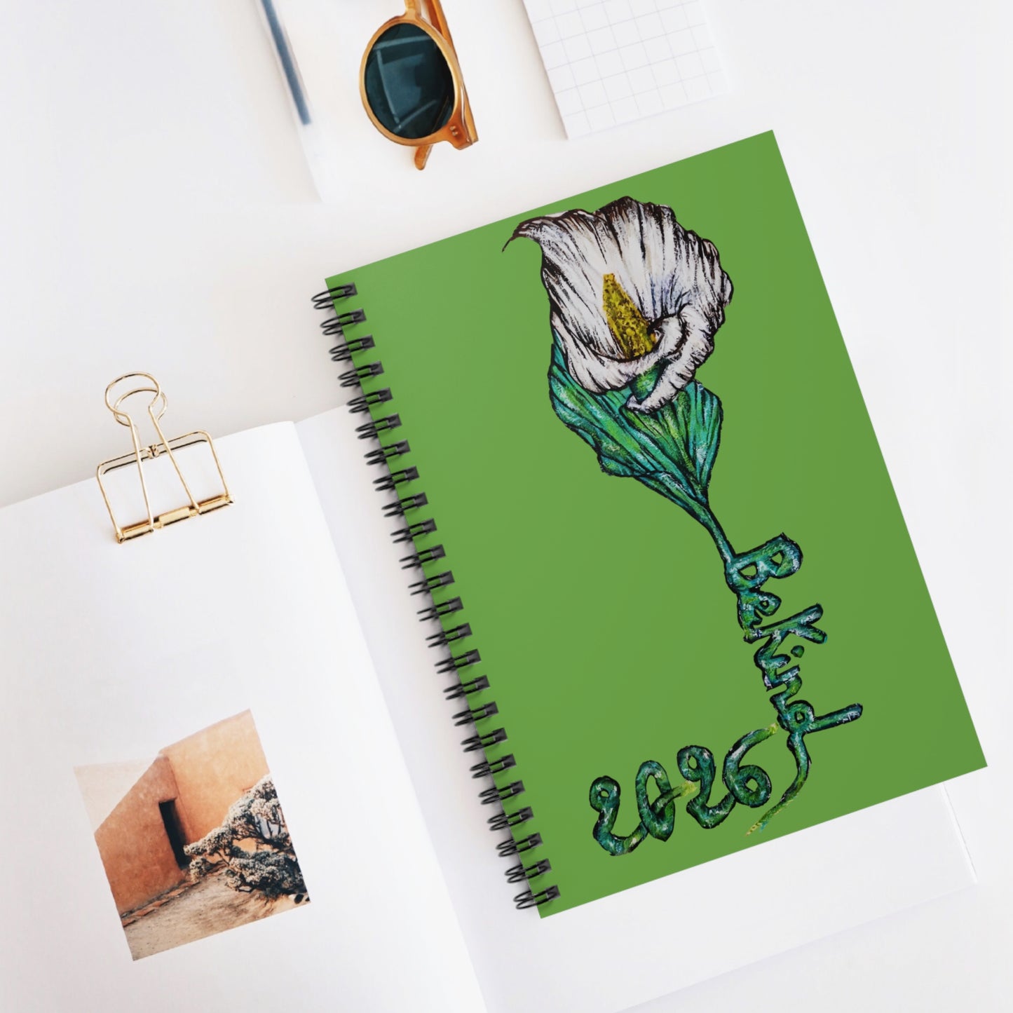 Inspirational Spiral Notebook - Be Kind 2026