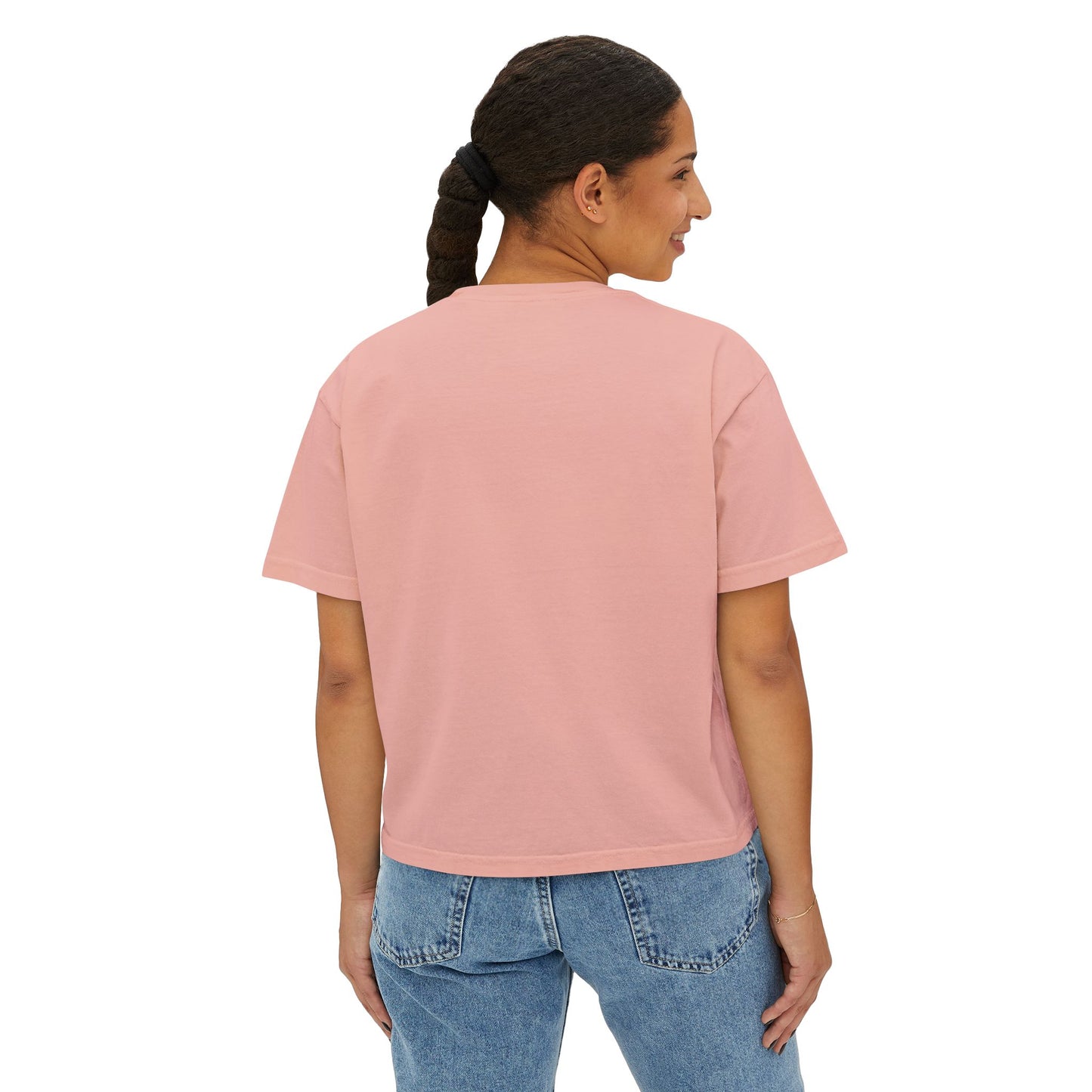 Mom Heartbeat Boxy Tee, Gift for Mom, Mother's Day Shirt, Family Love Tee, Cute Casual Wear, Heartbeat Graphic Top