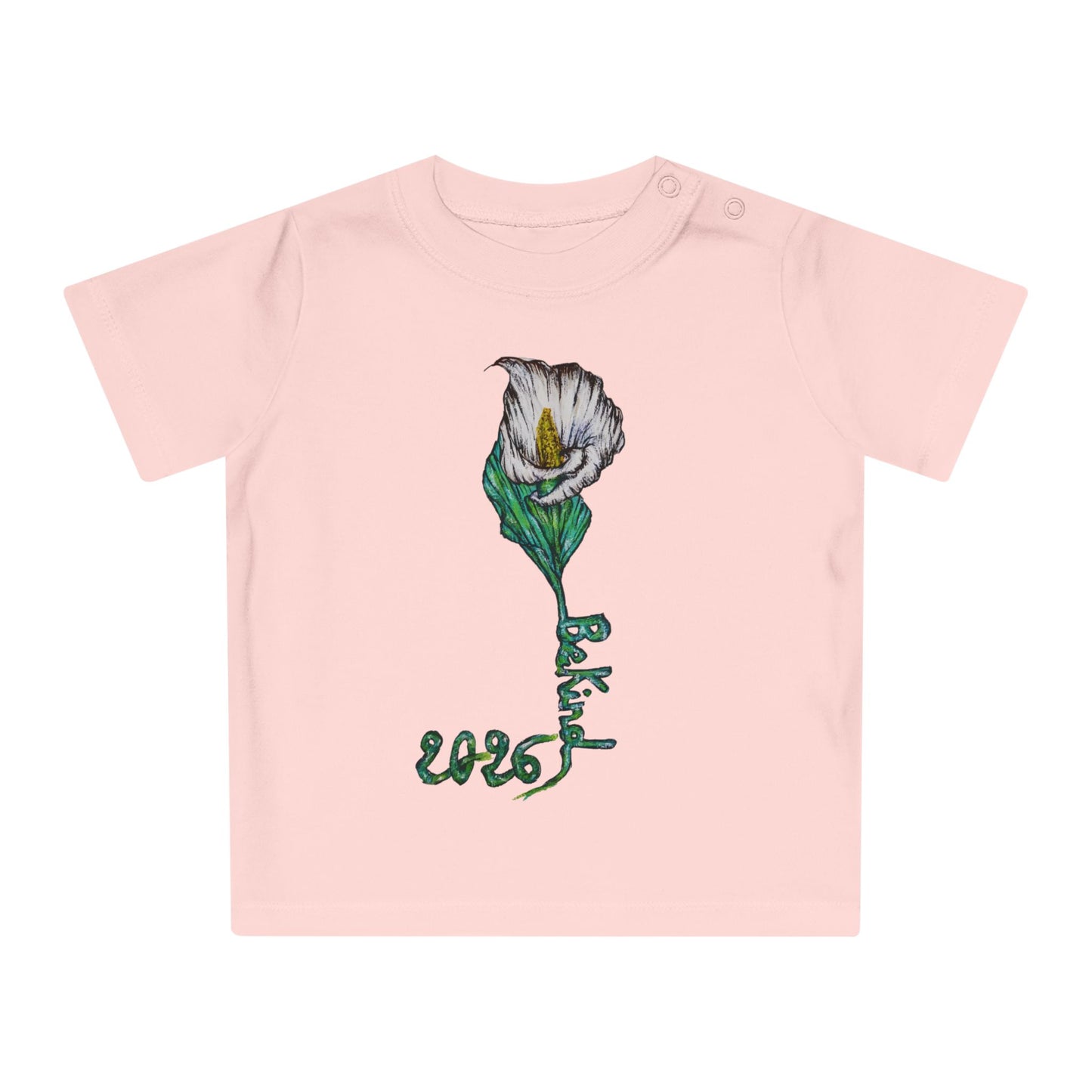 Be Kind Baby T-Shirt - Cute Floral Design for Little Ones