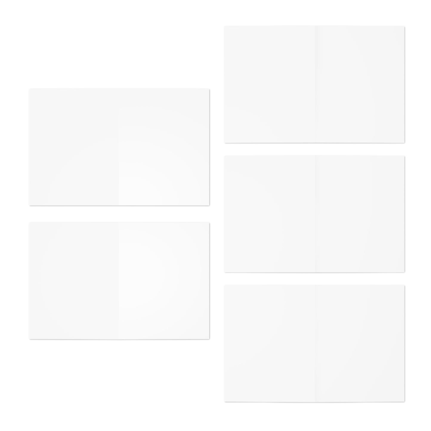 Floral Kaaba Greeting Cards — 5-Pack Multi-Design Ramadan & Eid Note Cards