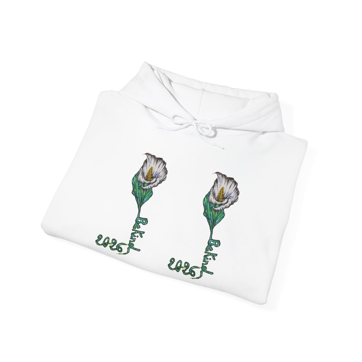 Botanical Rose Hoodie - Unisex Heavy Blend™ Sweatshirt