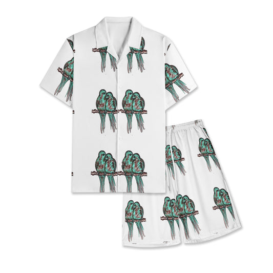 Men's All-Over-Print Hawiian Shirt Sets
