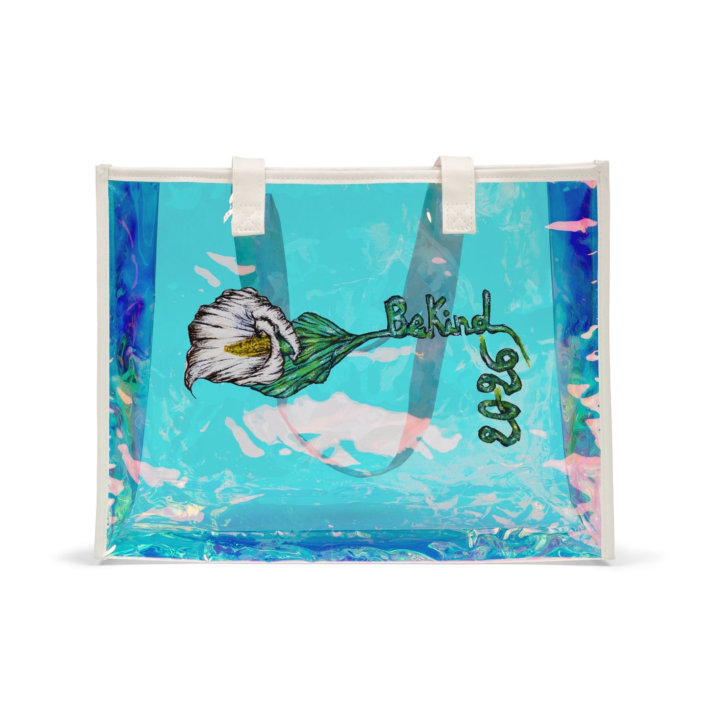 Beach Holographic Tote Bag