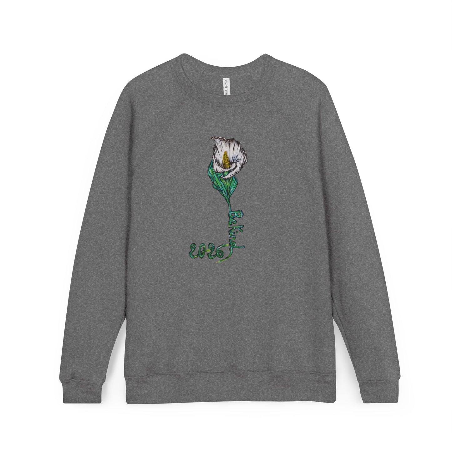 Floral Unisex Sponge Fleece Sweatshirt - Cozy, Stylish & Perfect for All Occasions