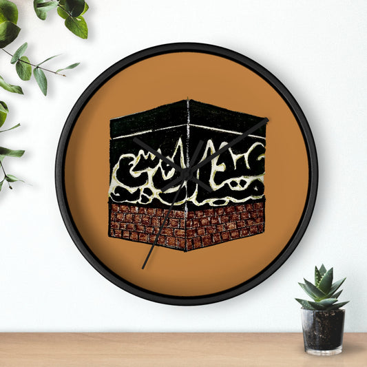 Islamic Keep Time Wall Clock - Unique Kaaba Design for Home Decor
