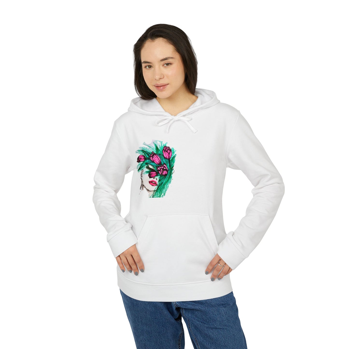 adidas® Unisex Fleece Hoodie