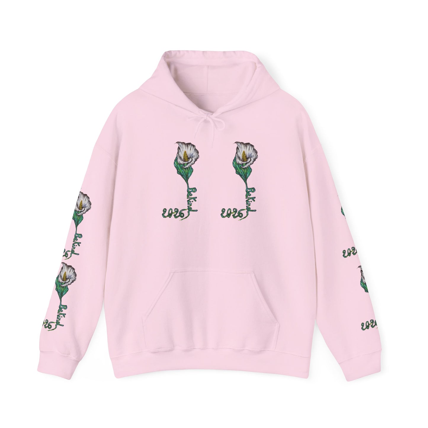 Botanical Rose Hoodie - Unisex Heavy Blend™ Sweatshirt