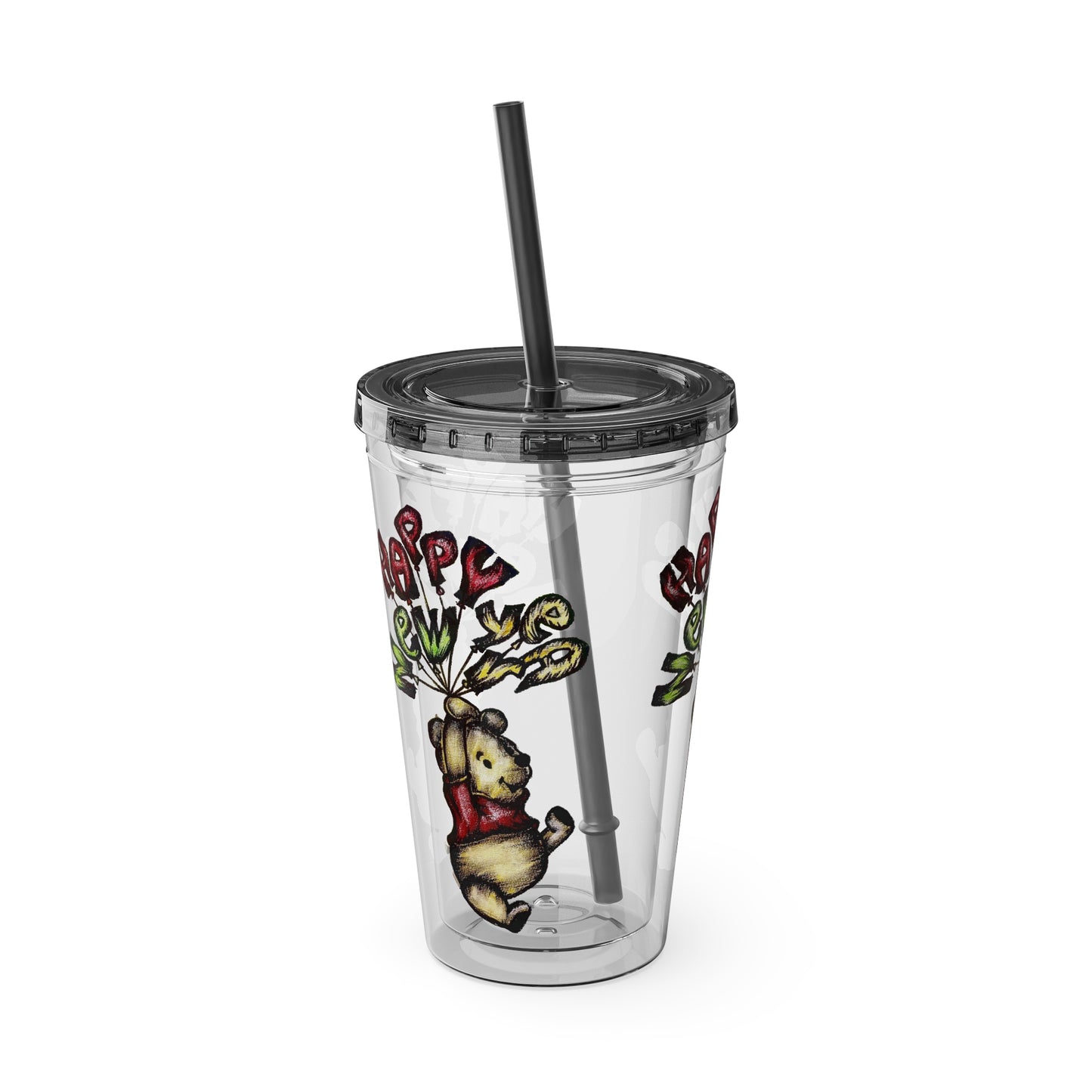 Sunsplash Tumbler with Straw, 16oz
