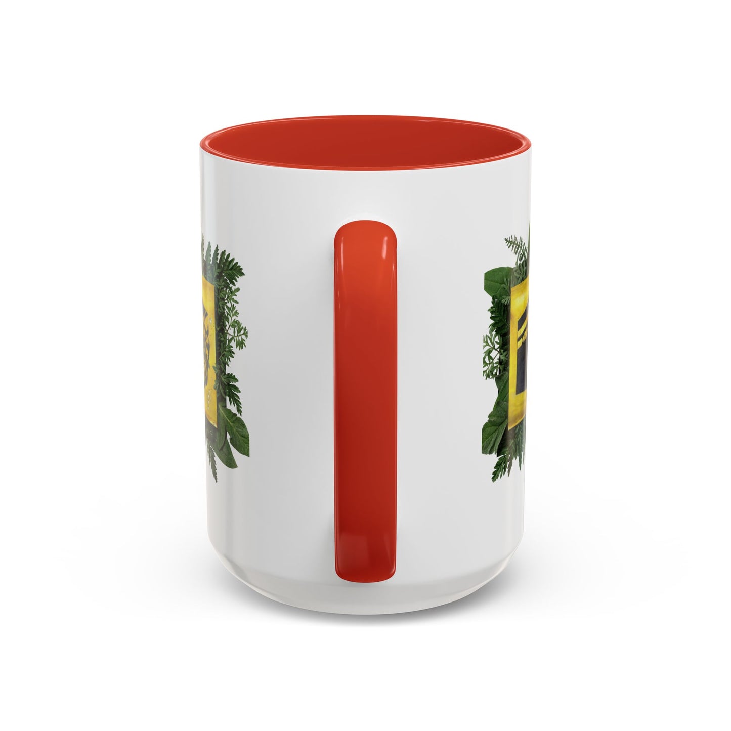 Kaaba Floral Accent Coffee Mug — Islamic Pilgrimage Hajj Umrah Gift (11/15 oz)