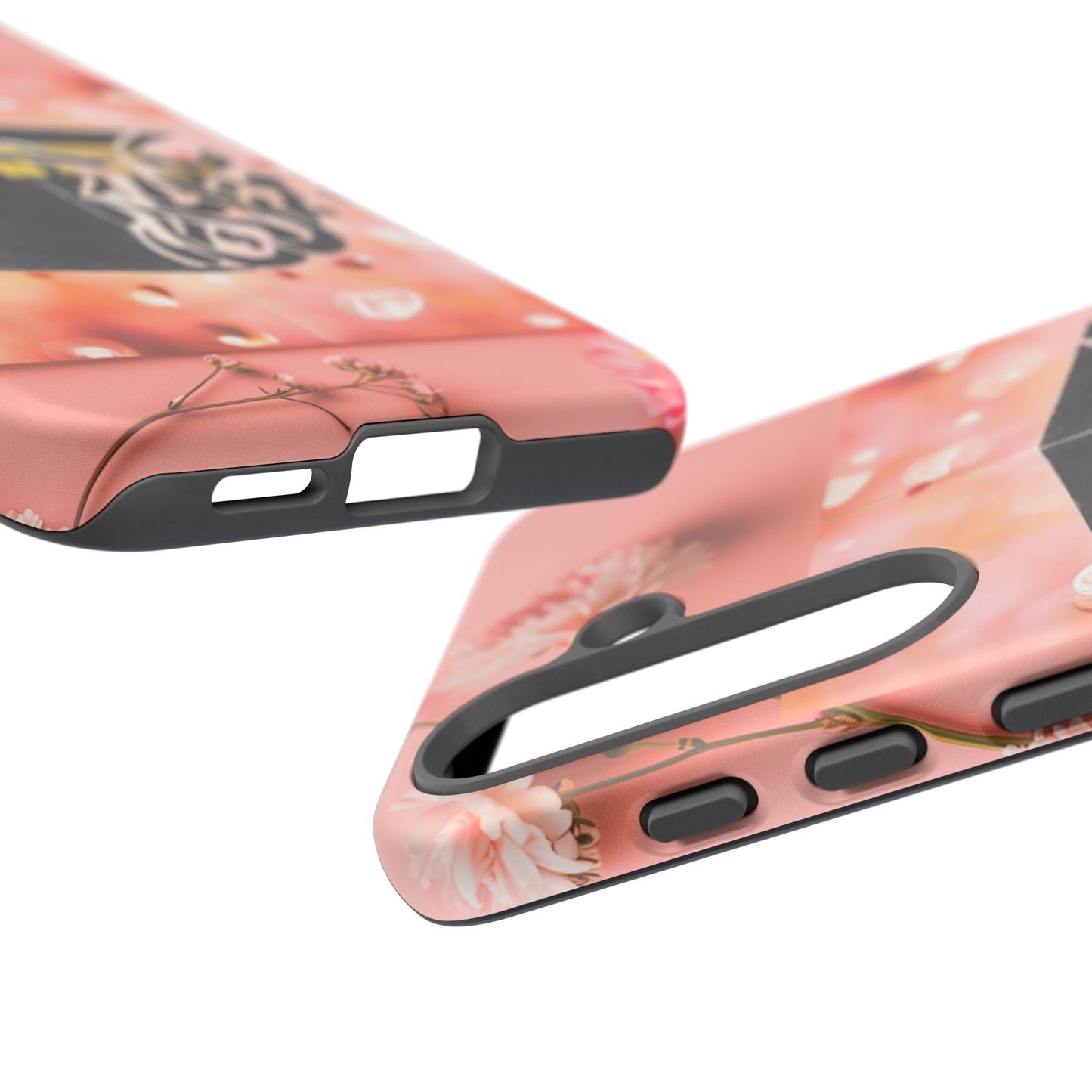 Kaaba Floral Phone Case – Pink Islamic Shrine Design