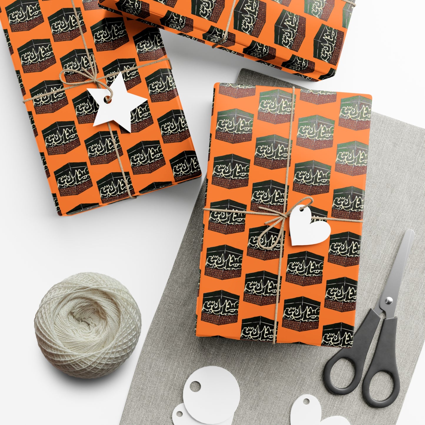 Halloween Gift Wrap Papers with Spooky Pattern