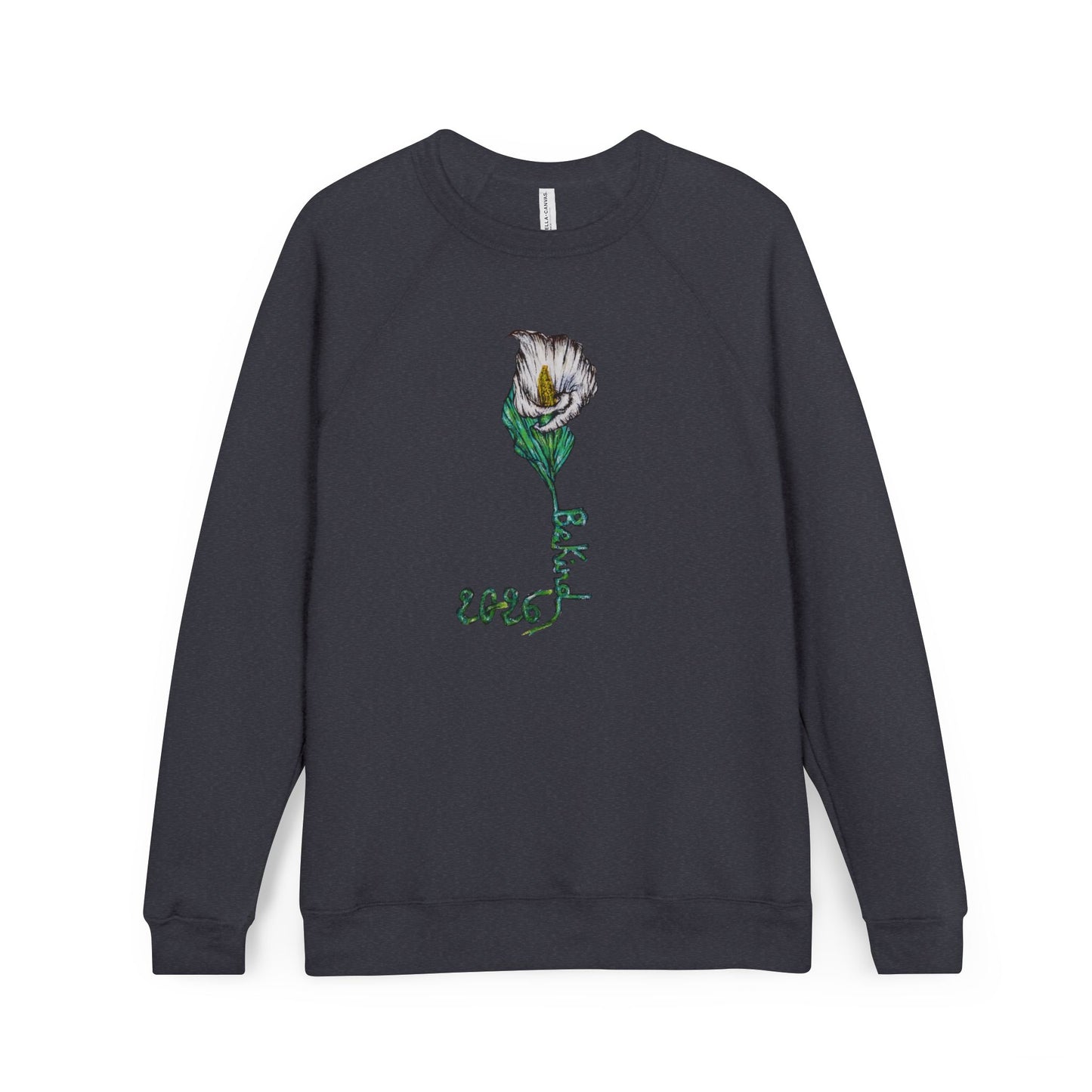 Floral Unisex Sponge Fleece Sweatshirt - Cozy, Stylish & Perfect for All Occasions