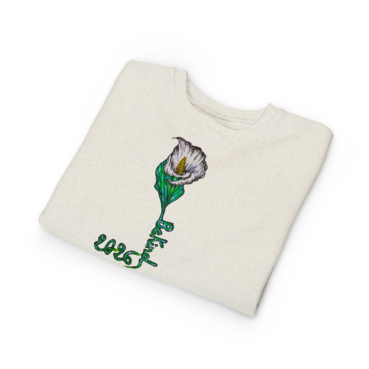 Floral Toddler Sweatshirt - Playful and Cozy Unisex Design