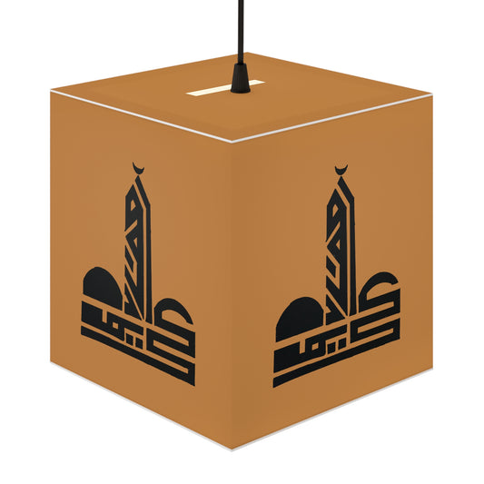 Modern Light Cube Lamp - Stylish Pendant with Cultural Design