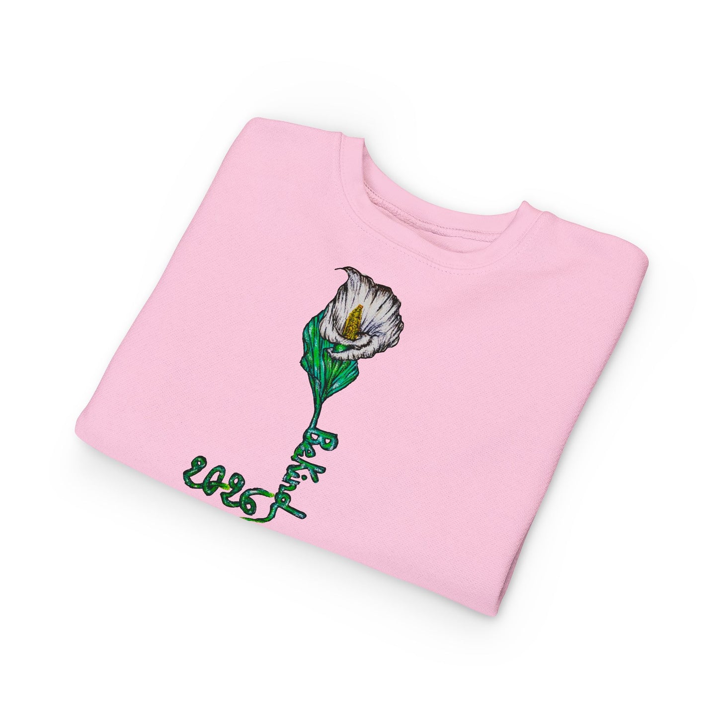 Floral Toddler Sweatshirt - Playful and Cozy Unisex Design