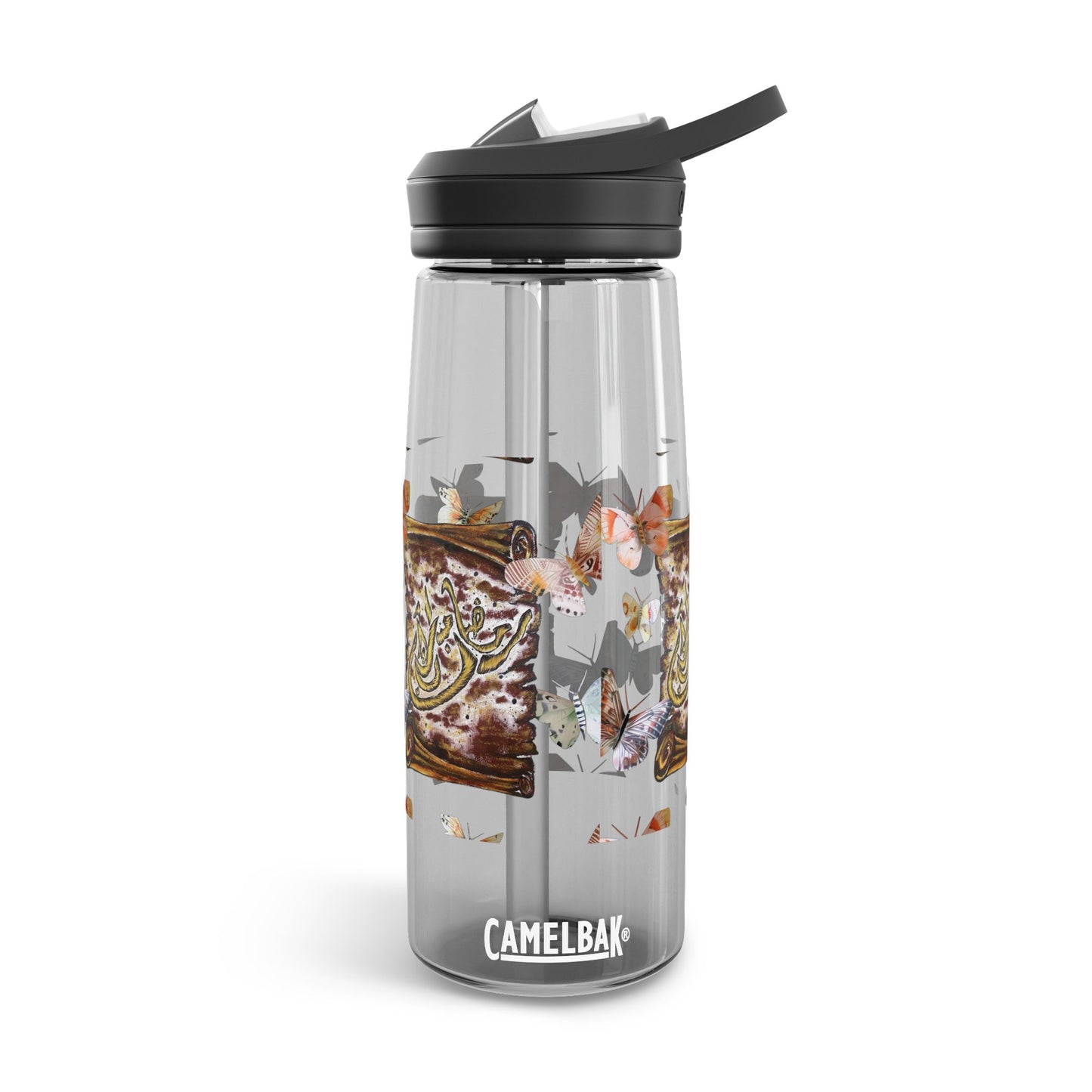 CamelBak Eddy Water Bottle — Floral Vintage Scroll Design (20oz/25oz)