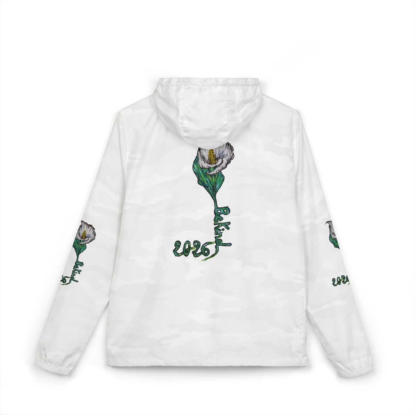 Camo Floral Windbreaker Jacket for Outdoor Adventures