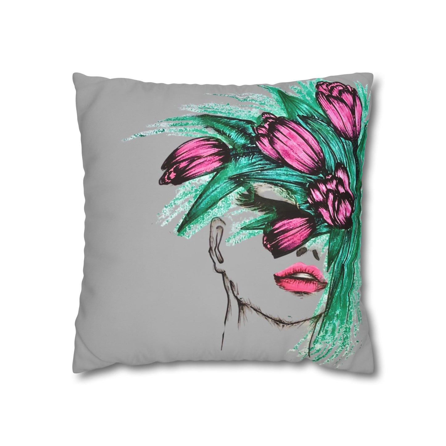 Square Poly Canvas Pillowcase
