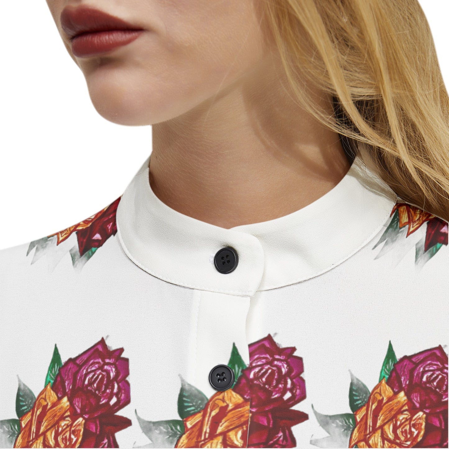 Long Sleeve Button Up Casual Shirt Top