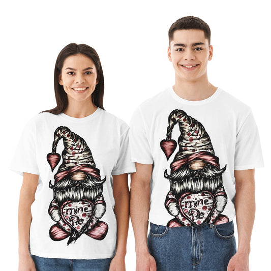 Couple's Crew Neck Cotton Jersey T-Shirt