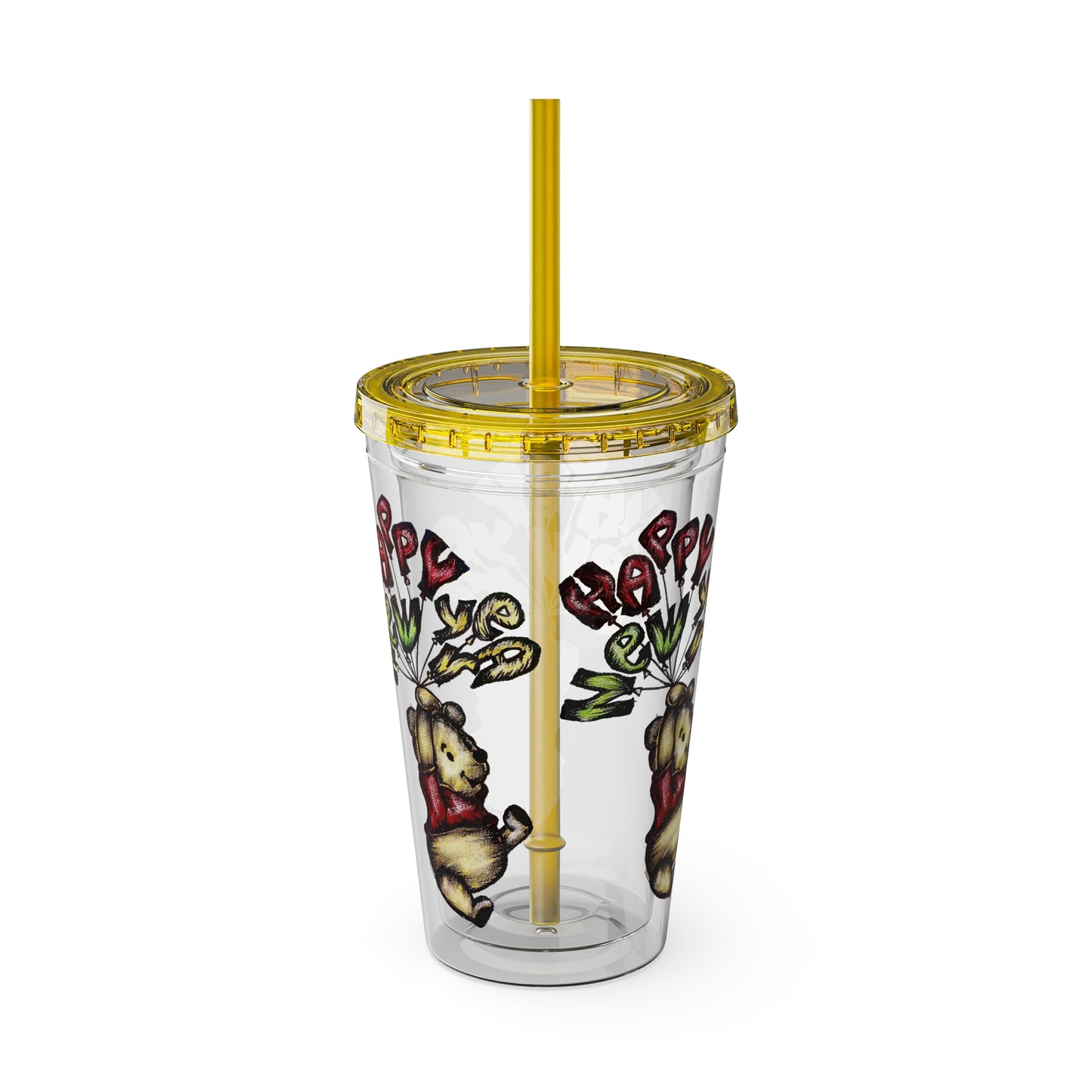 Sunsplash Tumbler with Straw, 16oz