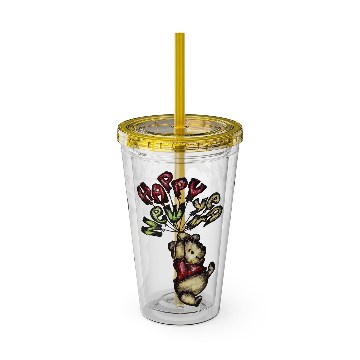 Sunsplash Tumbler with Straw, 16oz