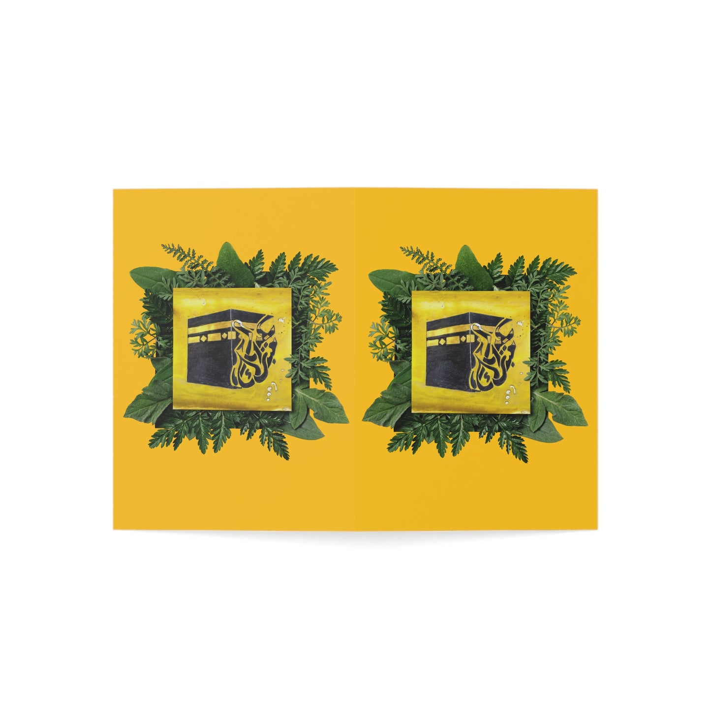 Islamic Kaaba Greeting Card — Eid & Hajj Celebration Cards (Pack of 1, 10, 30, 50)