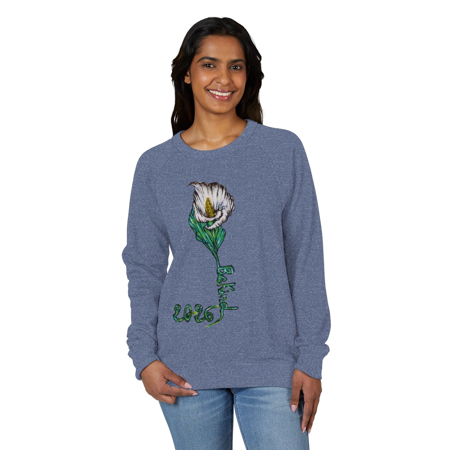 Floral Art Unisex Crewneck Sweatshirt