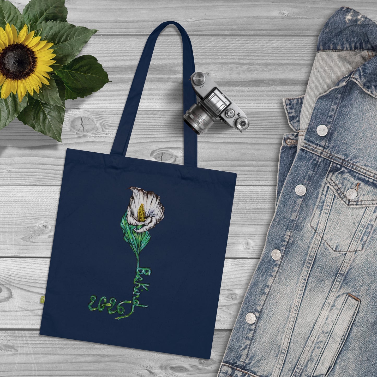 Eco-Friendly Floral Tote Bag - Ideal for Everyday Use