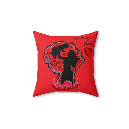 Spun Polyester Square Pillow