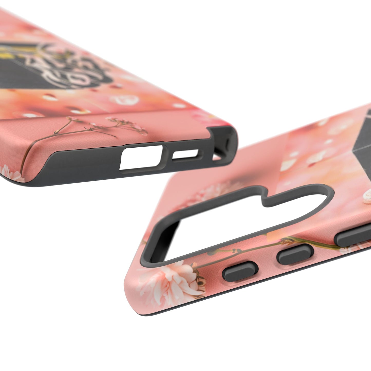 Kaaba Floral Phone Case – Pink Islamic Shrine Design