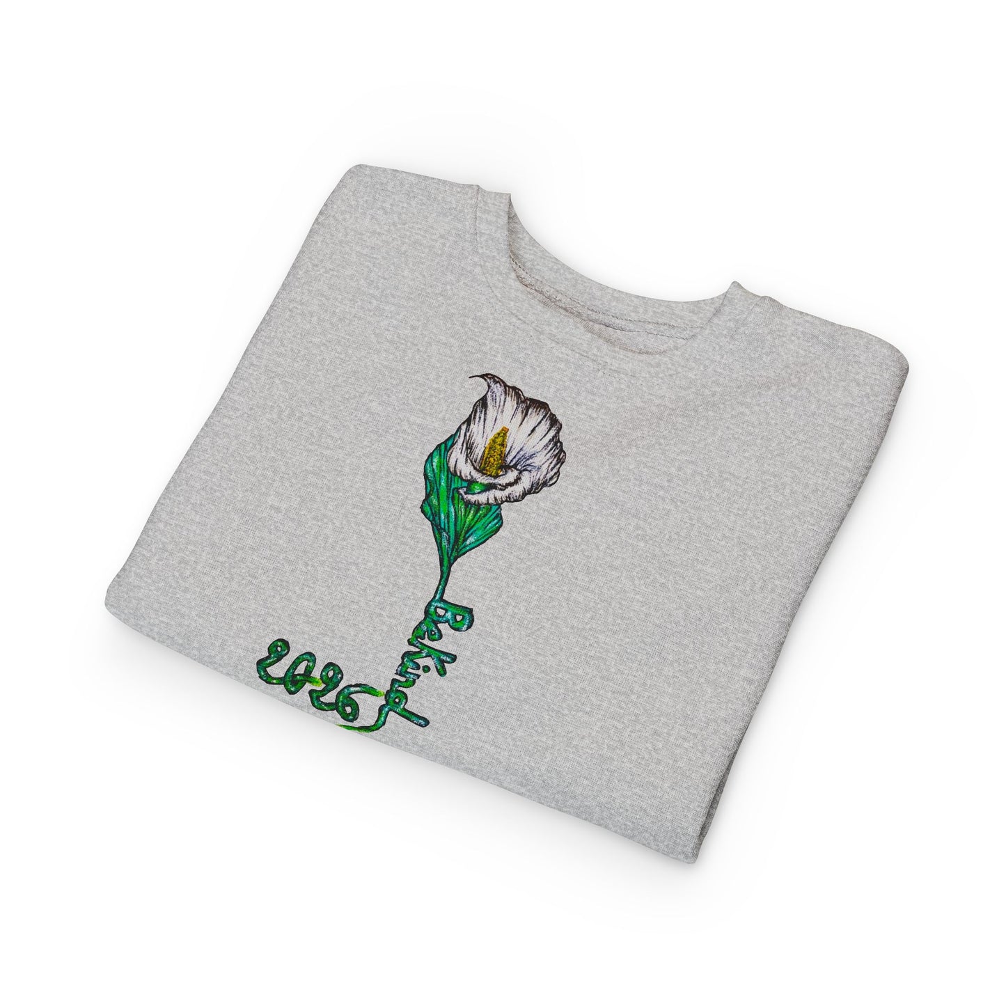 Floral Toddler Sweatshirt - Playful and Cozy Unisex Design