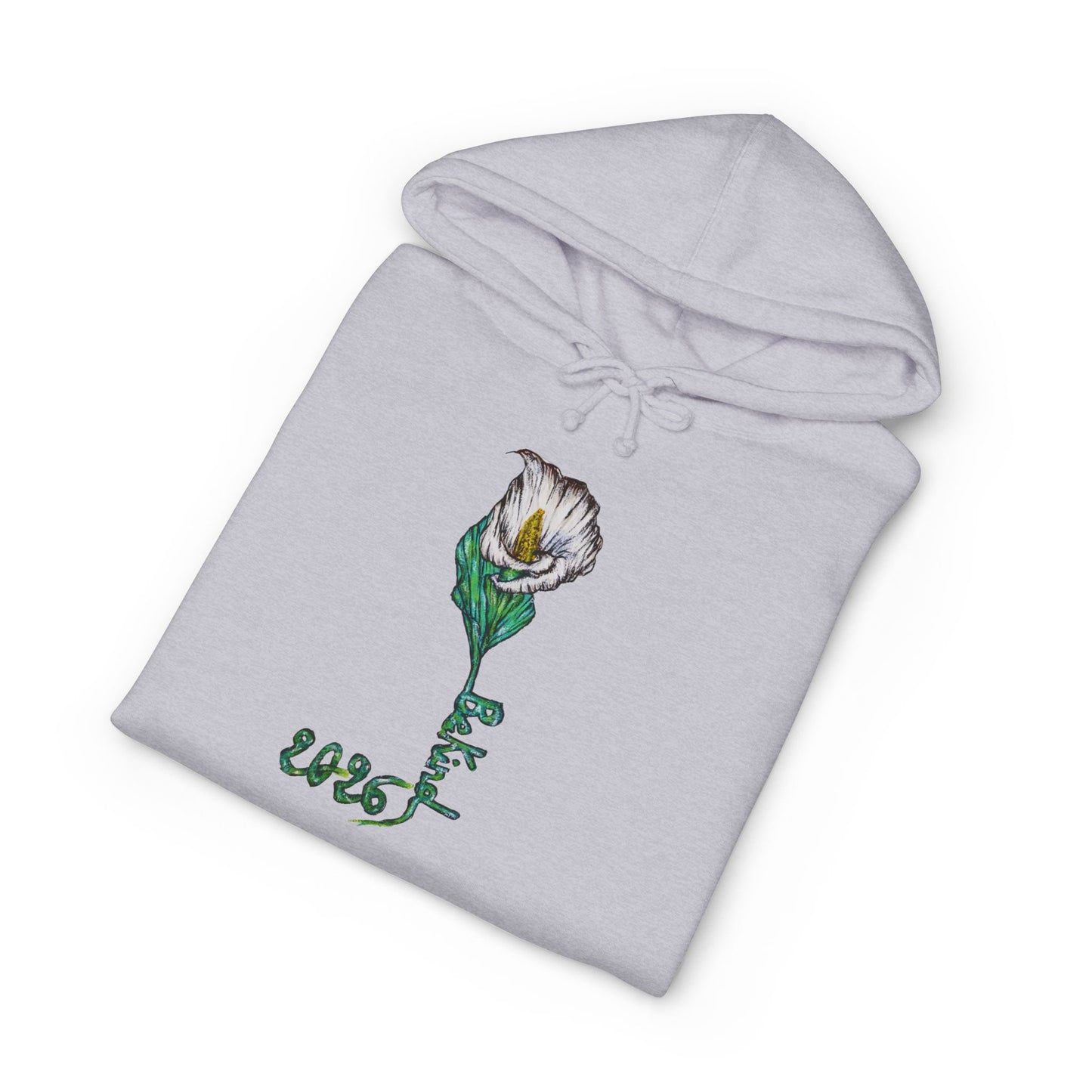 Be Kind Floral Hoodie - Unisex Heavyweight Sweatshirt