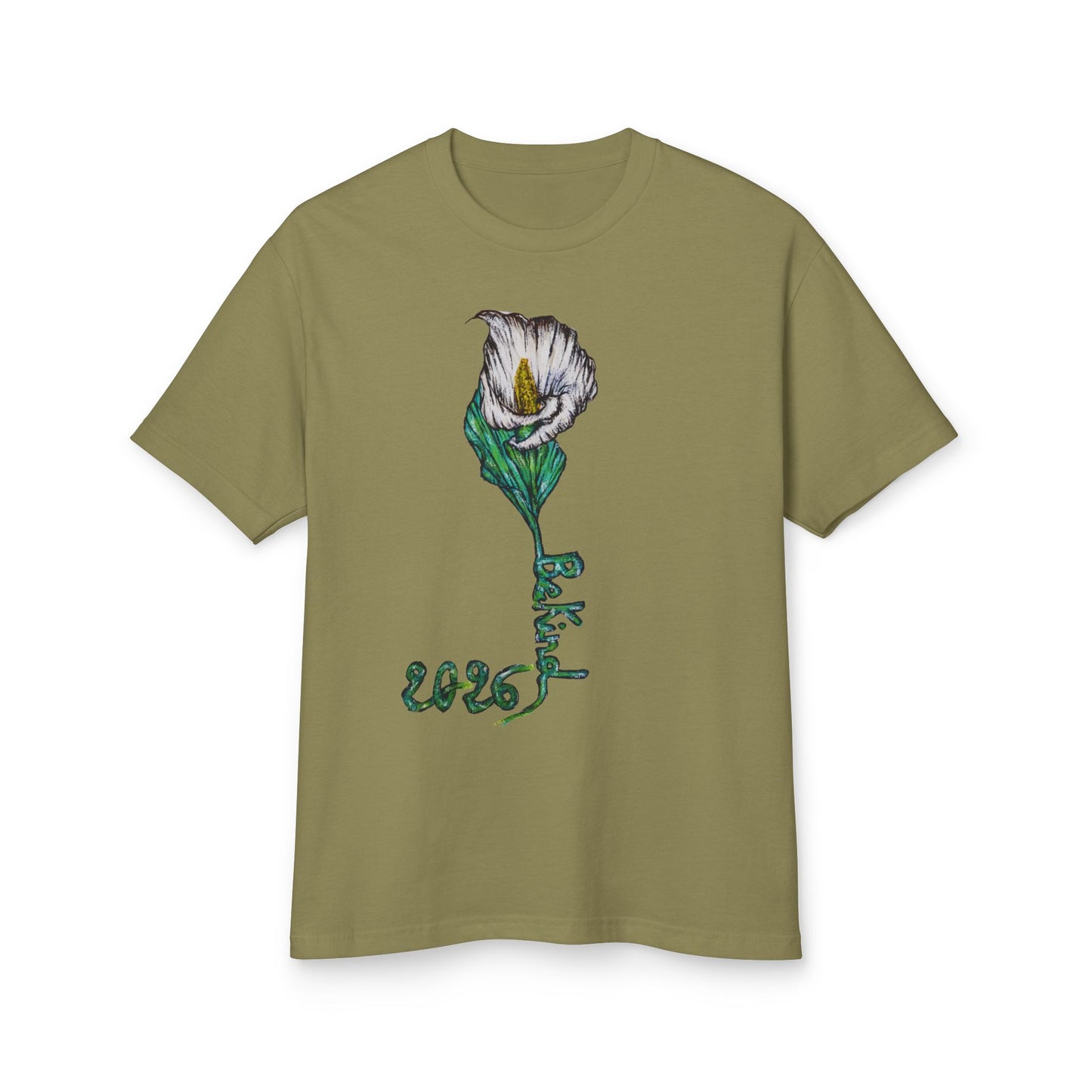 Floral Art Statement Tee - 2025 Edition