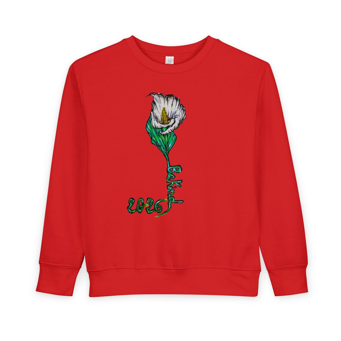Floral Toddler Sweatshirt - Playful and Cozy Unisex Design