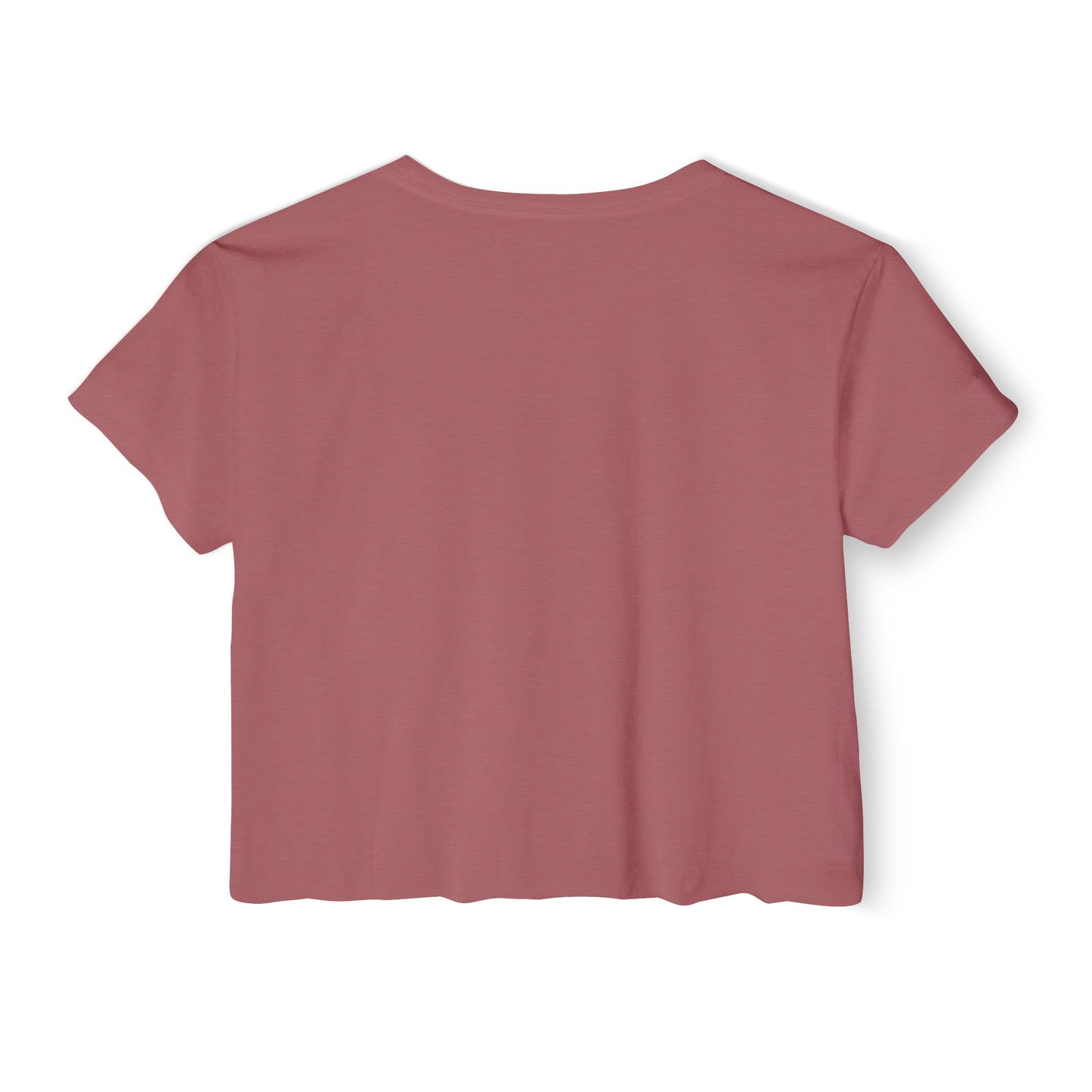 Women's Flower Graphic Crop Top - Perfect for Festivals