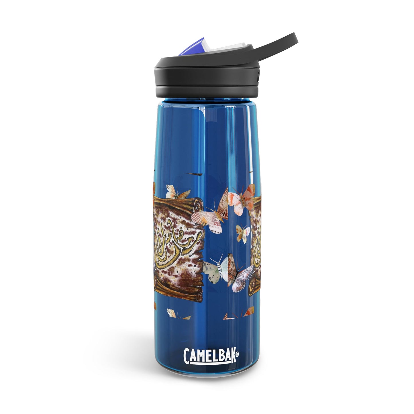 CamelBak Eddy Water Bottle — Floral Vintage Scroll Design (20oz/25oz)