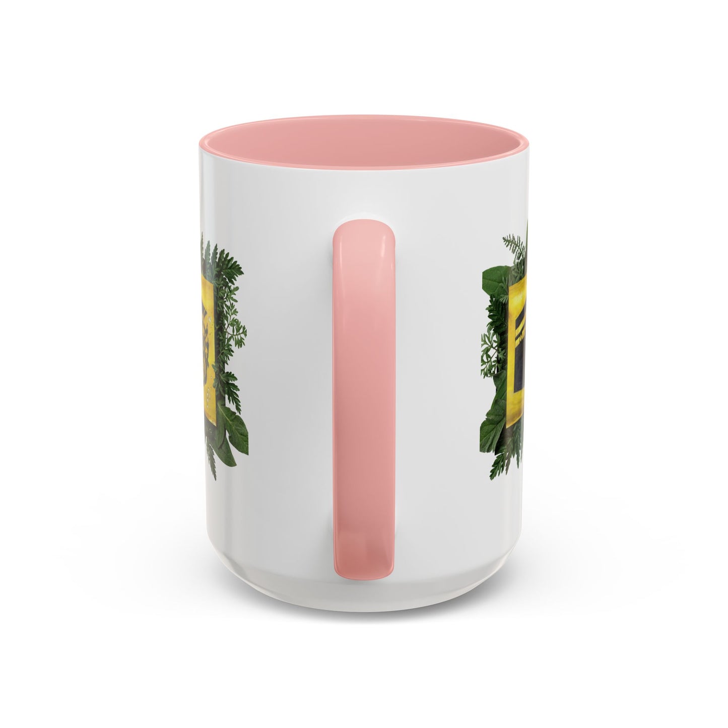Kaaba Floral Accent Coffee Mug — Islamic Pilgrimage Hajj Umrah Gift (11/15 oz)