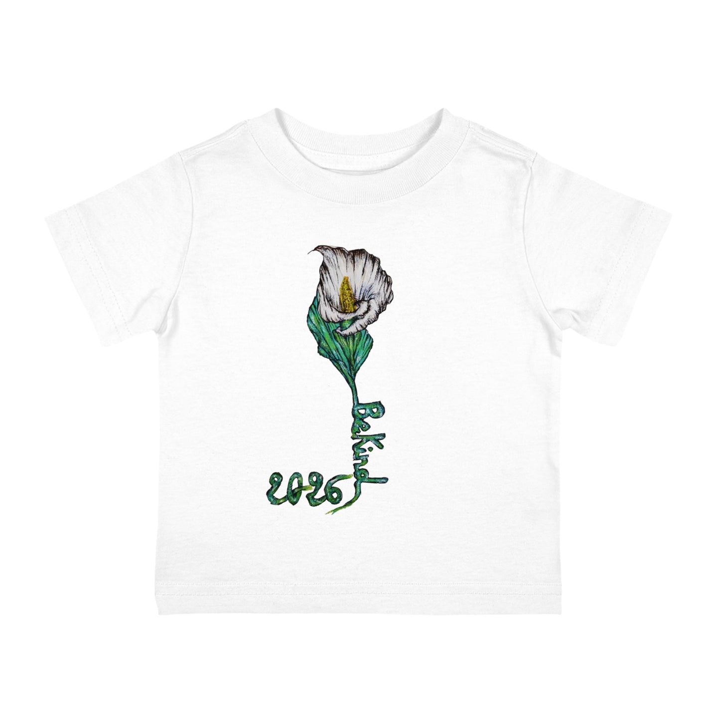 Kindness Floral Infant Tee - Cute Cotton Jersey Shirt for Babies