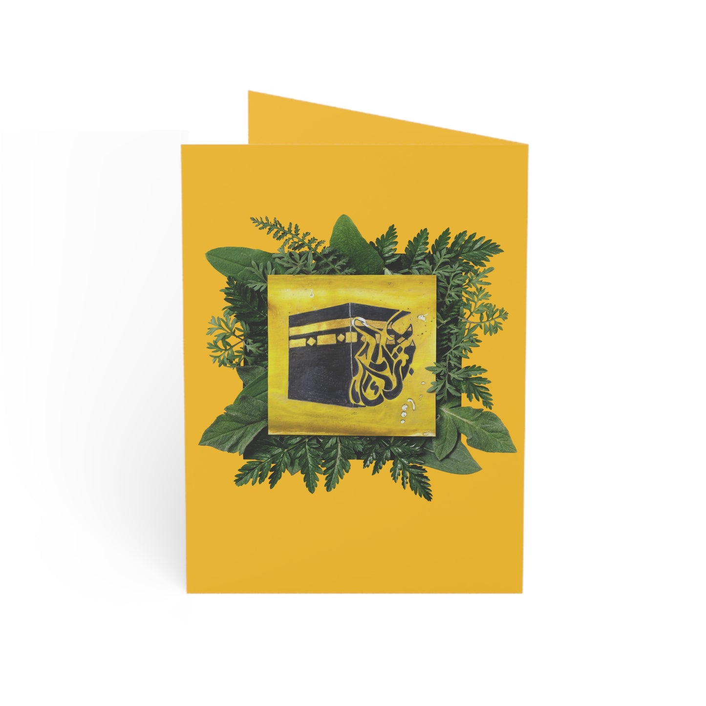 Islamic Kaaba Greeting Card — Eid & Hajj Celebration Cards (Pack of 1, 10, 30, 50)