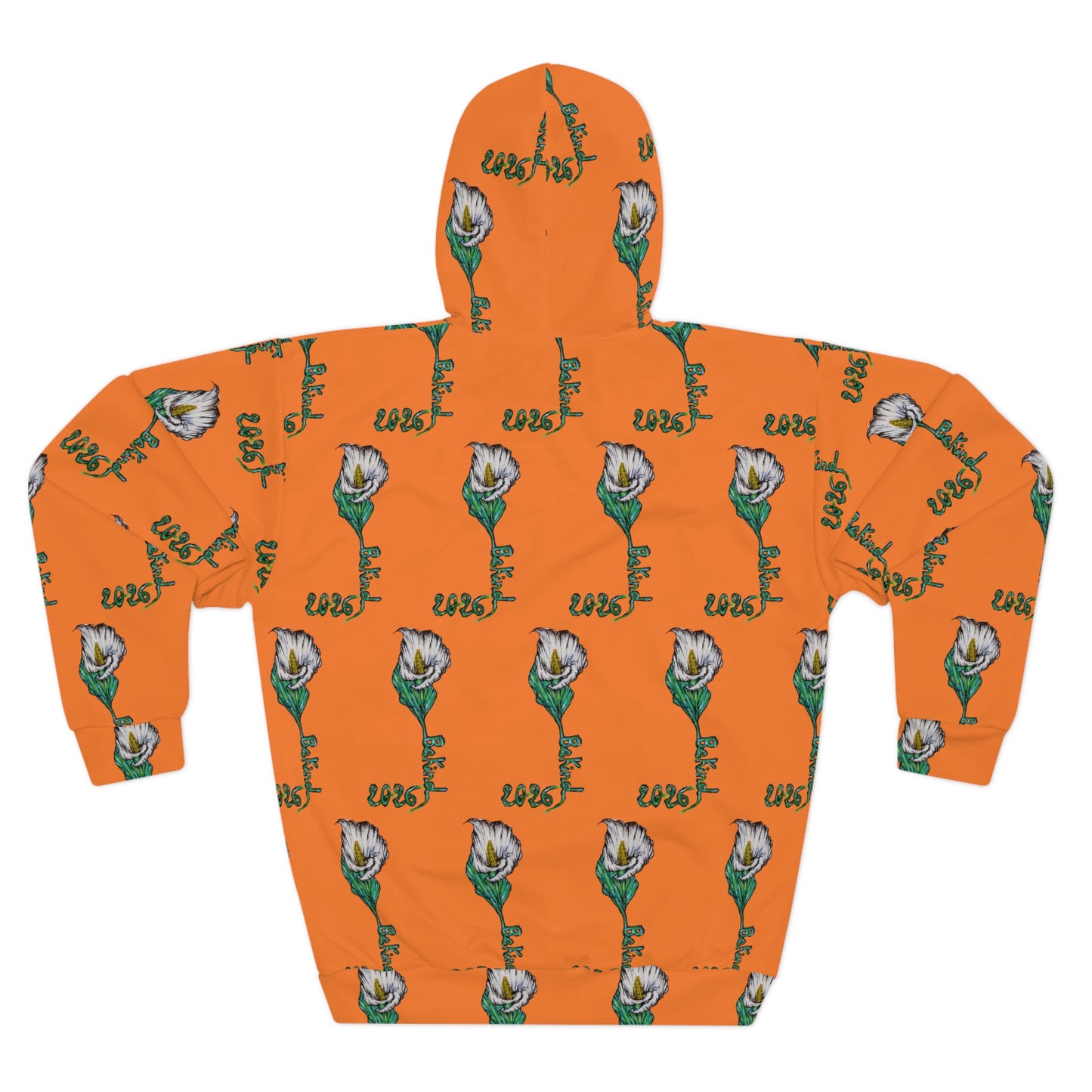 Vibrant Floral Unisex Pullover Hoodie