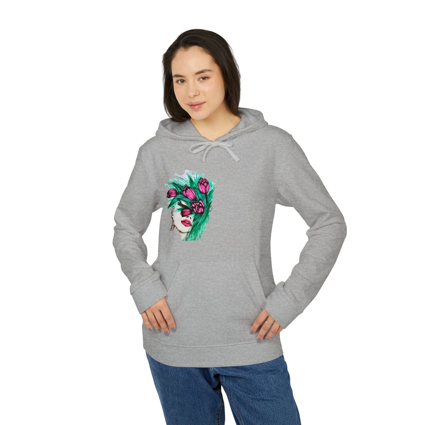 adidas® Unisex Fleece Hoodie