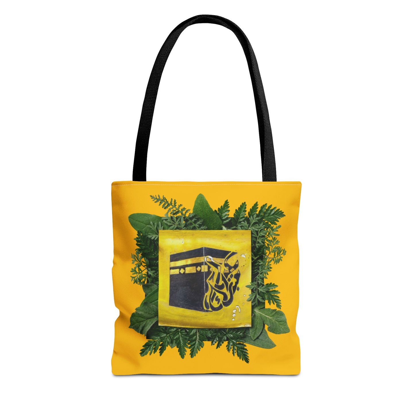 Kaaba Floral Tote Bag – Islamic Pilgrimage Hajj Umrah Gift