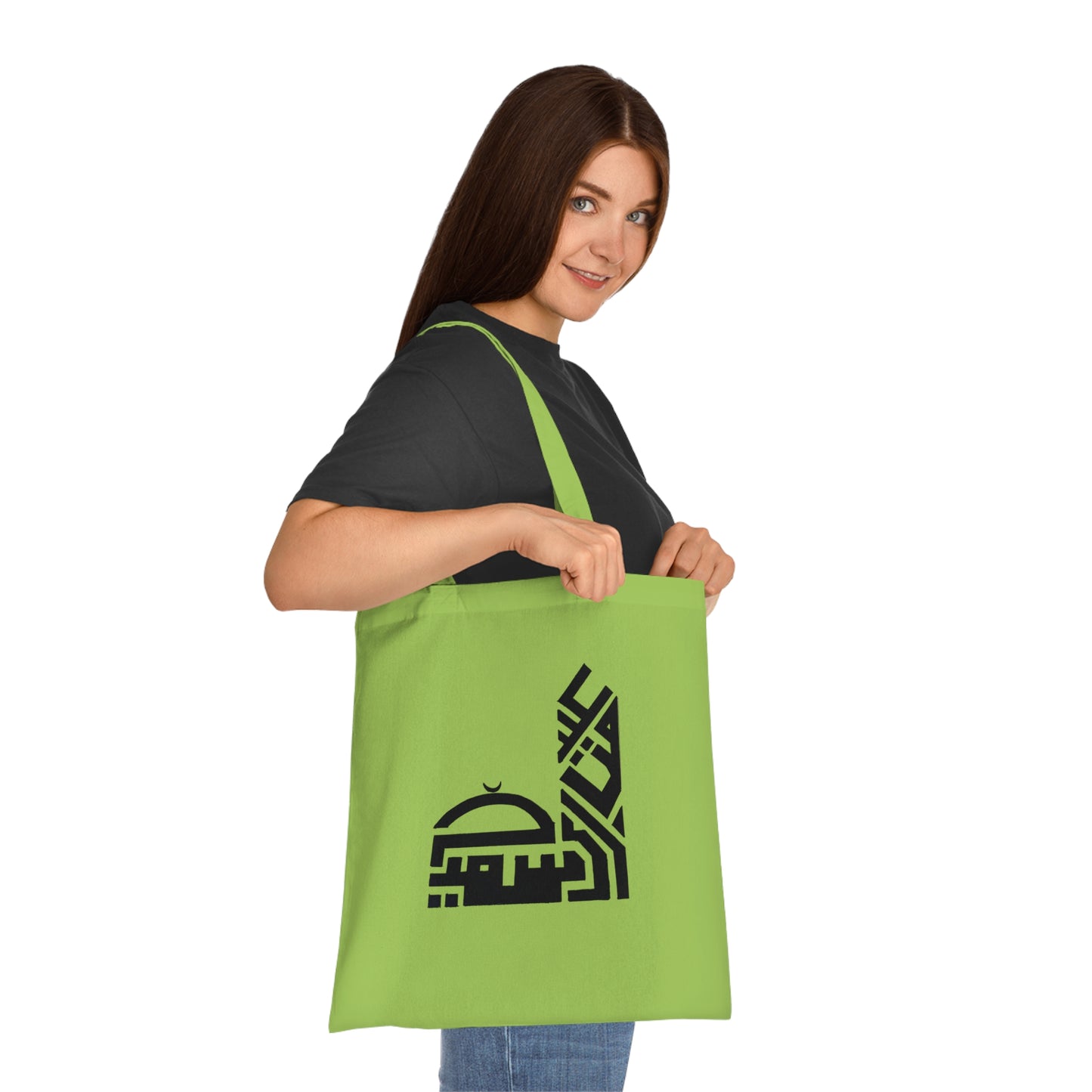 Modern Arabic Design Cotton Tote Bag - Eco-Friendly Shopping and Daily Use
