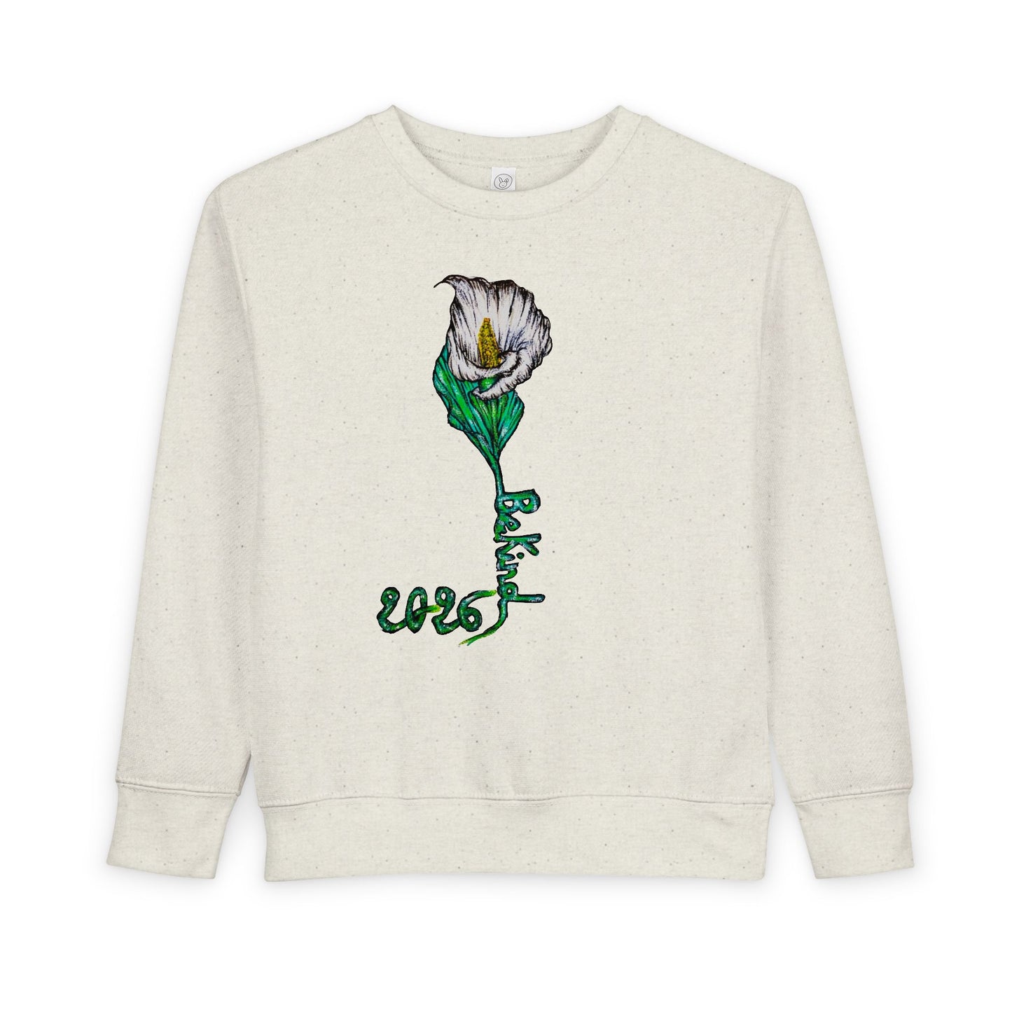 Floral Toddler Sweatshirt - Playful and Cozy Unisex Design