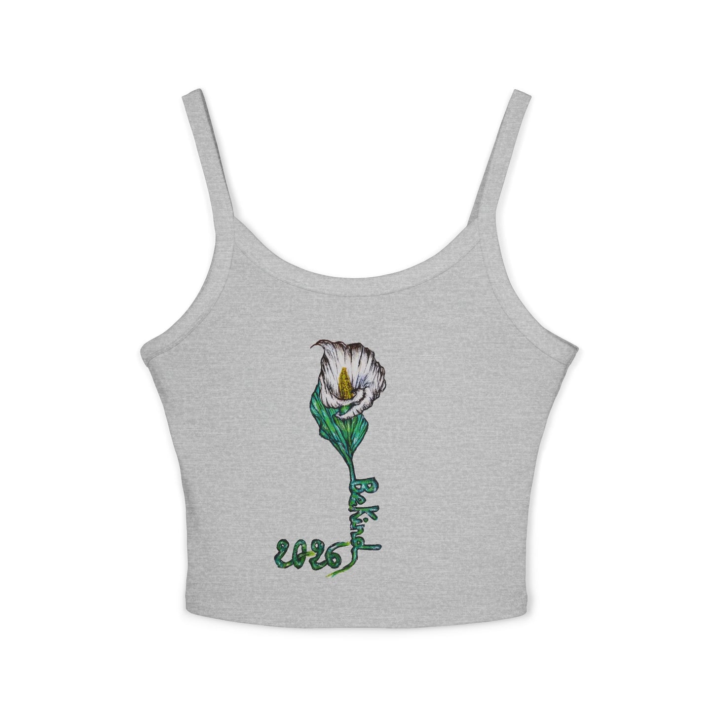 Floral Spaghetti Strap Tank Top for Women - Stylish Summer Wear