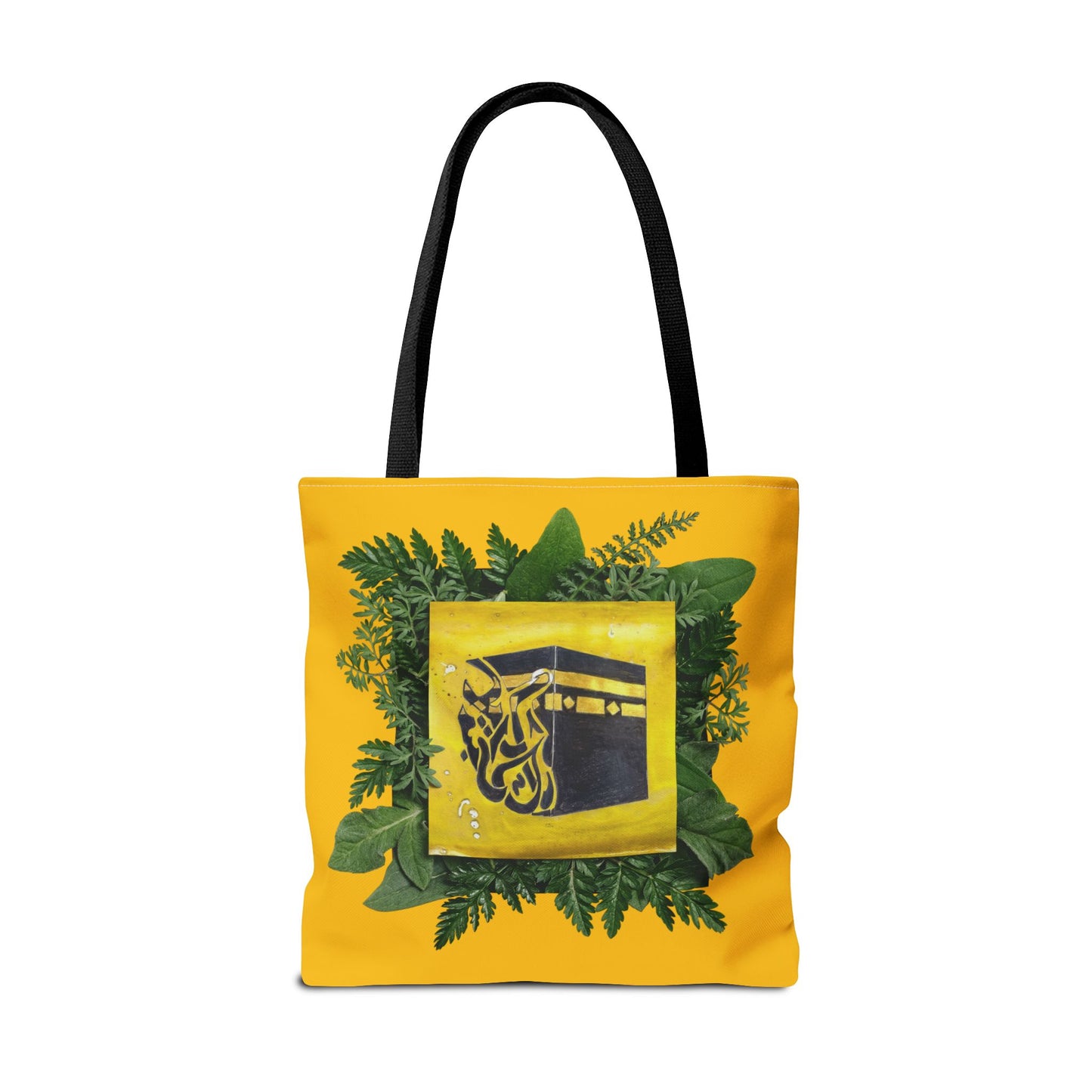 Kaaba Floral Tote Bag – Islamic Pilgrimage Hajj Umrah Gift