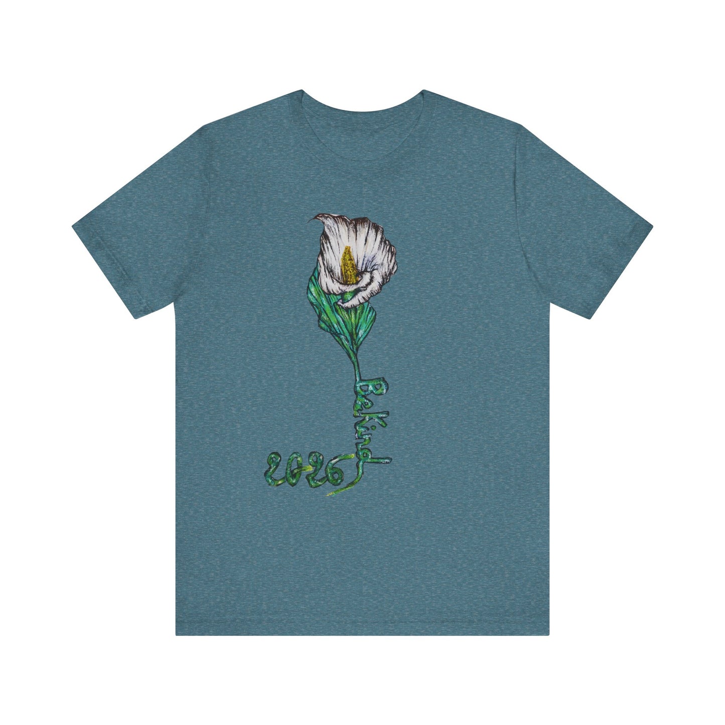Be Kind Floral Unisex Jersey Tee