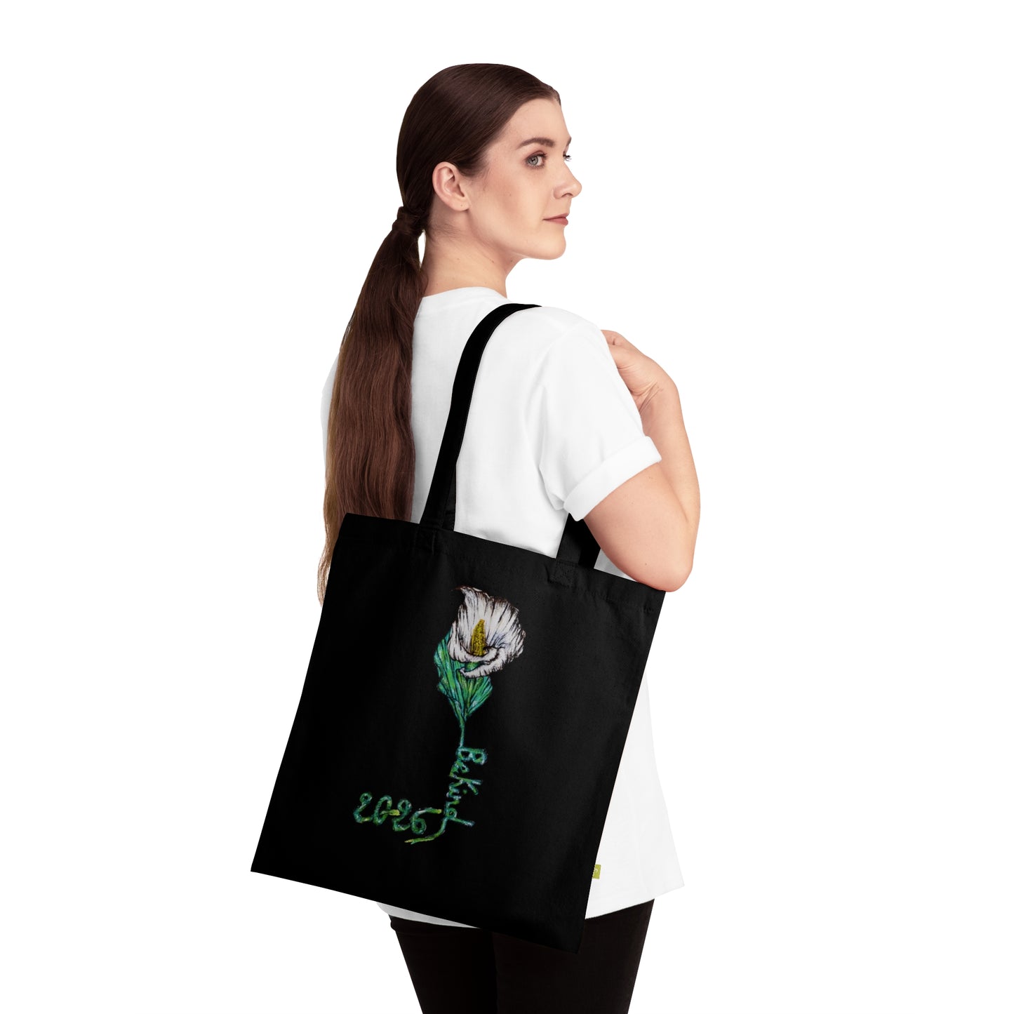Eco-Friendly Floral Tote Bag - Ideal for Everyday Use
