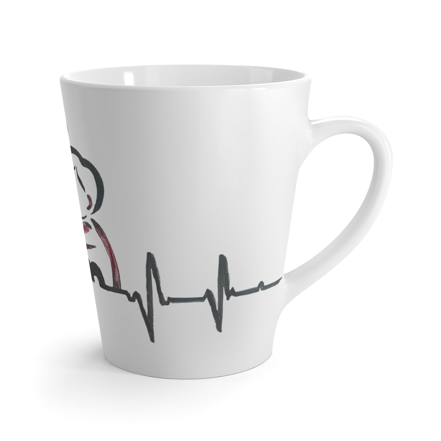 Heartfelt Mom Latte Mug - Perfect Gift for Mother's Day, Baby Showers, New Moms, Coffee Lovers, Family Keepsake